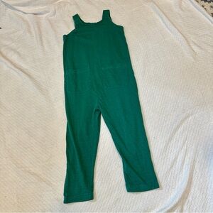 Pact Organic Kids Overalls Green